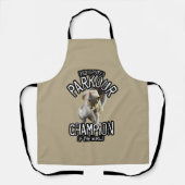 Tablier Parkour Squirrel - drôle freerunning (Recto)