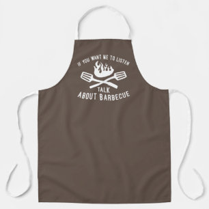 Tablier Parler du barbecue