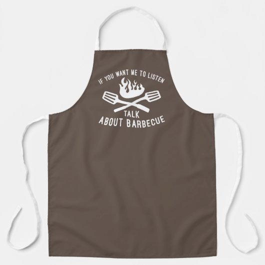 Tablier Parler du barbecue (Recto)