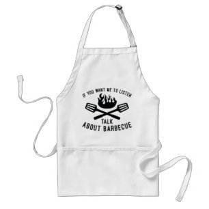 Tablier Parler du barbecue