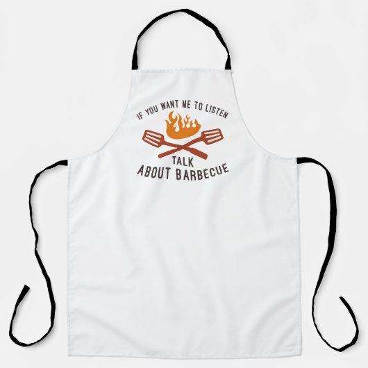 Tablier Parler du barbecue (Recto)