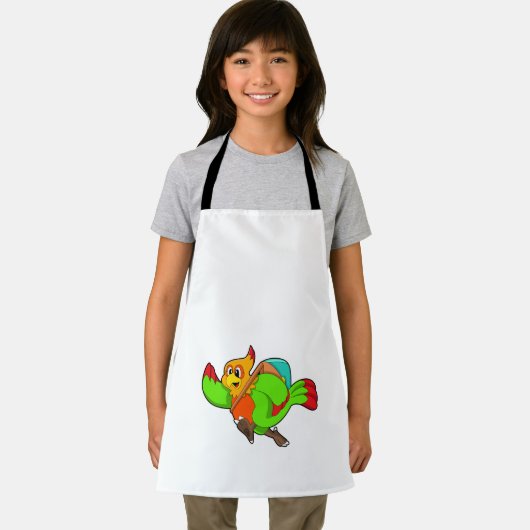 Tablier Parrot as Hiker (Insitu)