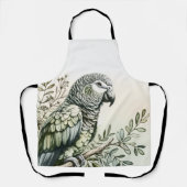 Tablier Parrot élégant Tout-En-Plan (Recto)