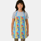 Tablier Parrot Macaw Pastel Blue Bird Birthday Boys Childr (Insitu)