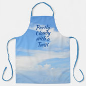 Tablier Partiellement nuageux avec une touche de ciel bleu (Recto)