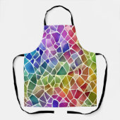 Tablier Parties scintillant Abstrait Octagon géométrique (Recto)