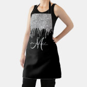 Tablier Parties scintillant Argent Lecteurs Métallique Esp (Insitu)