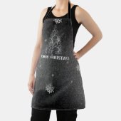 Tablier Parties scintillant d'arbre de Noël et flocons de (Insitu)