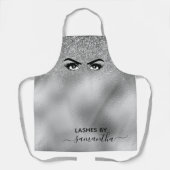 Tablier Parties scintillant d'argent Yelash Yelash manuscr (Recto)