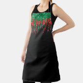 Tablier Parties scintillant de verre de Noël (Insitu)