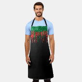 Tablier Parties scintillant de verre de Noël (Porté)