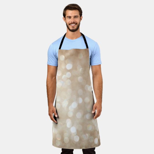 Tablier Parties scintillant d'or, arrière - plan de Noël f (Porté)