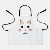 Tablier Parties scintillant d'or personnalisée (Recto)