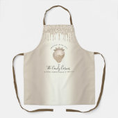 Tablier Parties scintillant d'or Sucres de confection de f (Recto)