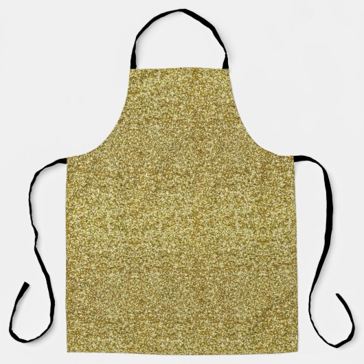 Tablier Parties scintillant Gold Sparkle tendance (Recto)