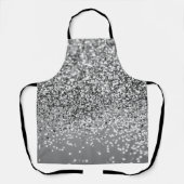 Tablier Parties scintillant gris argent #5 (Parties scinti (Recto)