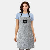 Tablier Parties scintillant gris argent scintille Monogram (Porté)