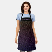 Tablier Parties scintillant Iridescente Chic Confetti All  (Porté)