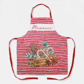 Tablier Parties scintillant look Red Pine Sucre de canne B (Recto)