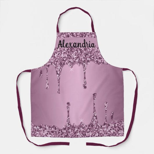 Tablier Parties scintillant luxueuse Sparkle Drip Look fem (Recto)