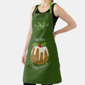 Tablier Parties scintillant personnalisée Pudding vert de (Insitu)