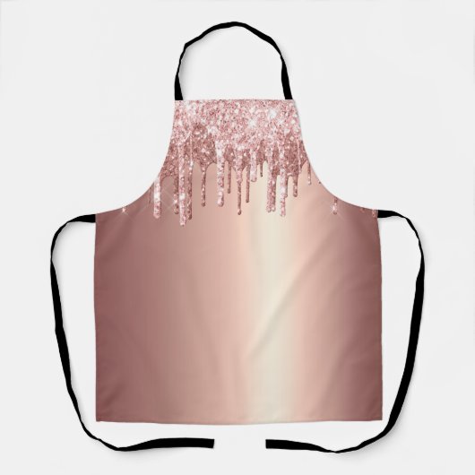 Tablier Parties scintillant rose Rose minuscule (Recto)