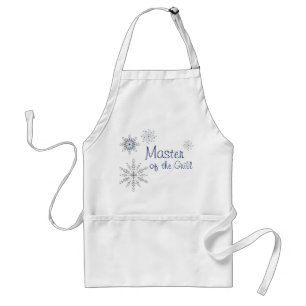 Tablier Parties scintillant Snowflakes Apron
