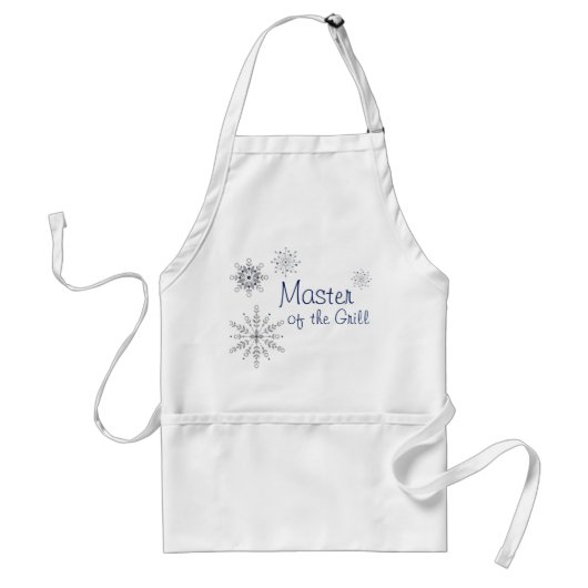 Tablier Parties scintillant Snowflakes Apron (Devant)