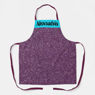 Tablier Parties scintillant violette Look Filles Turquoise