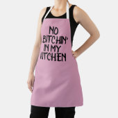 TABLIER PAS DE BITCHIN' MON CUISINE RETRO PINK CUISINE APR (Insitu)