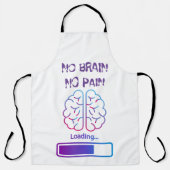 Tablier pas de cerveau, pas de douleur (Recto)