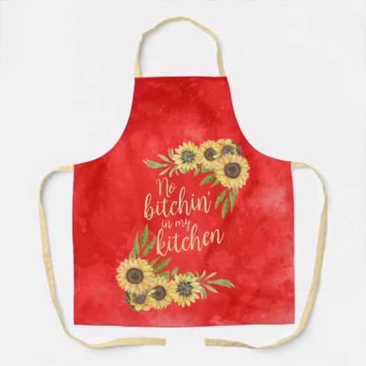 Tablier Pas de cuisine dans ma cuisine (Recto)