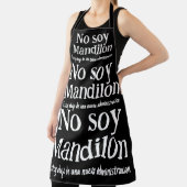 Tablier Pas de mandilon de soja, estoy abajo de una nueva  (Insitu)