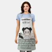 Tablier Pas le Cook ! Illustration du lecteur mignon et du (Porté)