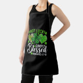 Tablier Pas Lucky Simplement Béni Shamrocks Chrétiens St P (Insitu)