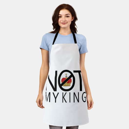 Tablier Pas mon roi (Porté)