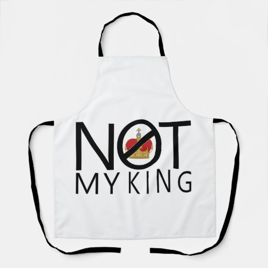Tablier Pas mon roi (Recto)