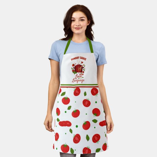 Tablier Pasquale Sciarappa dimanche Sauce Apron (Porté)