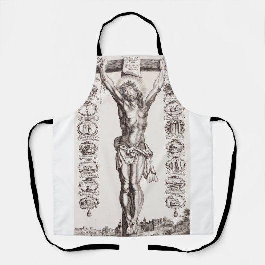 Tablier Passion de Jésus crucifixion du Christ (Recto)
