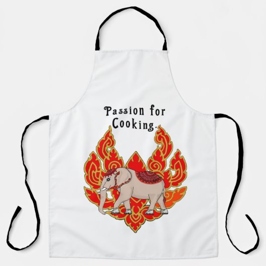Tablier Passion pour la Cuisine. (Recto)