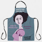 Tablier Pasta Princess Dessert Diva Quiche Queen (Recto)