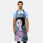 Tablier Pasta Princess Dessert Diva Quiche Queen (Porté)