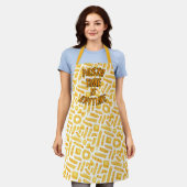 Tablier Pasta Time is Anytime Motif Double Side Design (Porté)
