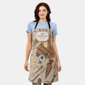 Tablier Pastel Bakery Branding (Porté)