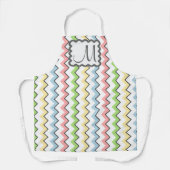 Tablier Pastel Chevron avec Monogram de Shirley Taylor (Recto)