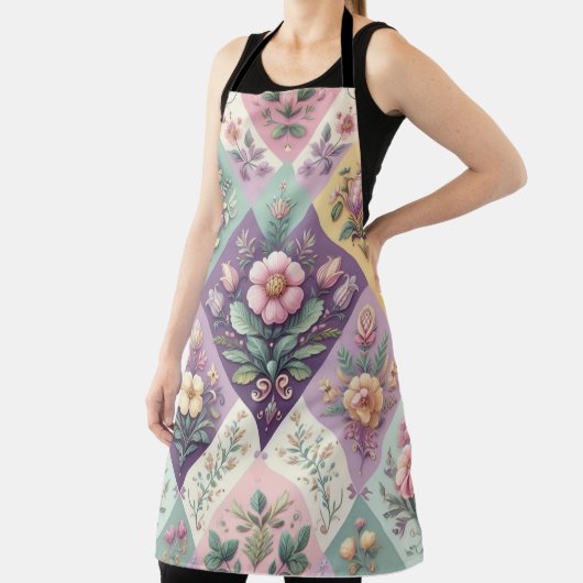 Tablier Pastel coloré Jacquard Pâques/Printemps (Insitu)