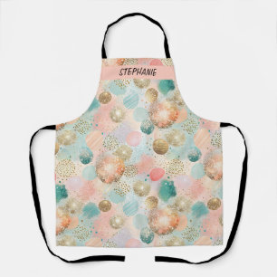 Tablier Pastel Confetti Parties scintillant Motif Abstrait
