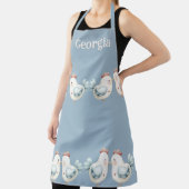 Tablier Pastel Cottagecore Chicken (Insitu)