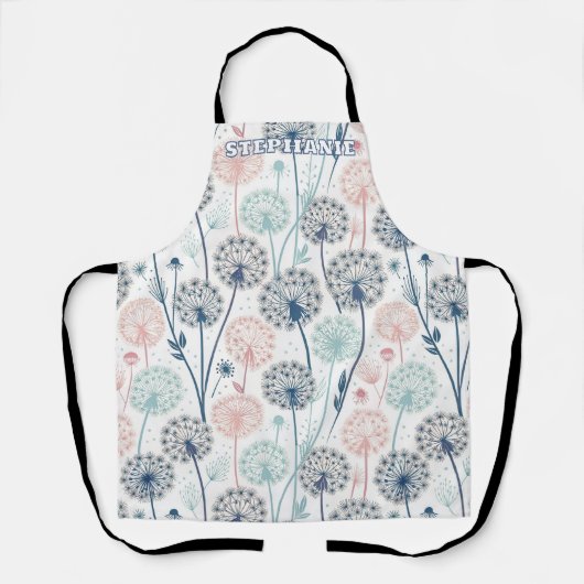 Tablier Pastel Dandelion Dreams - Whimsical Floral (Recto)