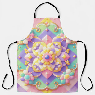 Tablier pastel de printemps/Pâques/princesse coloré